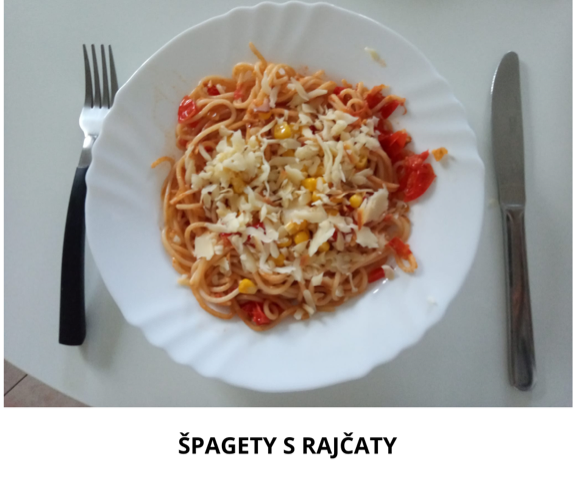 Špagety s rajčaty