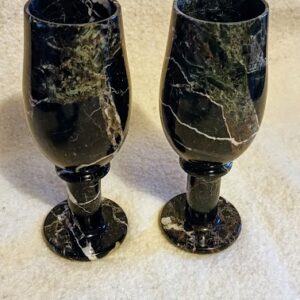 Černý mramor - poháry