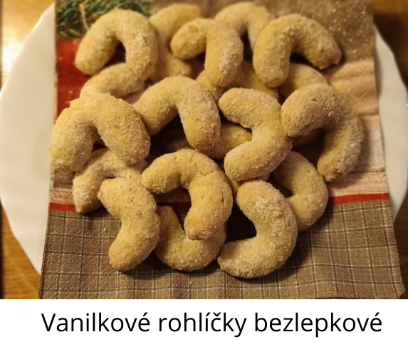 Vanilkové rohlíčky bezlepkové
