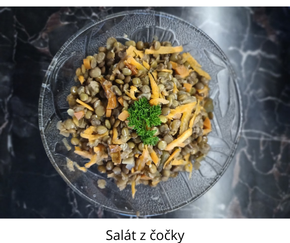 Salát z čočky